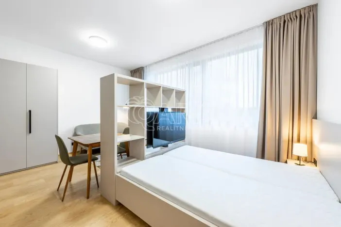 Pronájem bytu 1+kk, Praha - Karlín, Pobřežní, 28 m2