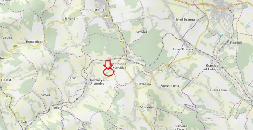 Prodej lesa, Roztoky u Jilemnice, 5755 m2