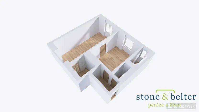 Prodej bytu 2+kk, Praha - Vinohrady, Korunní, 54 m2