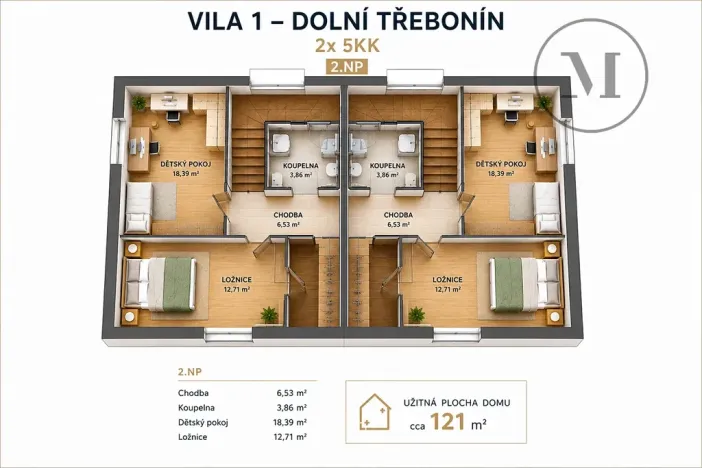 Prodej rodinného domu, Dolní Třebonín, 121 m2