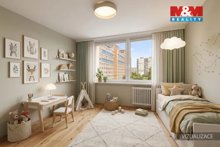 Prodej bytu 3+1, Praha - Troja, Lublinská, 70 m2