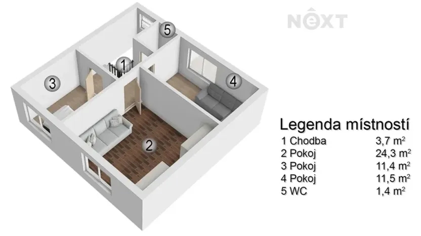 Prodej rodinného domu, Zborovice, Wolkerova, 126 m2