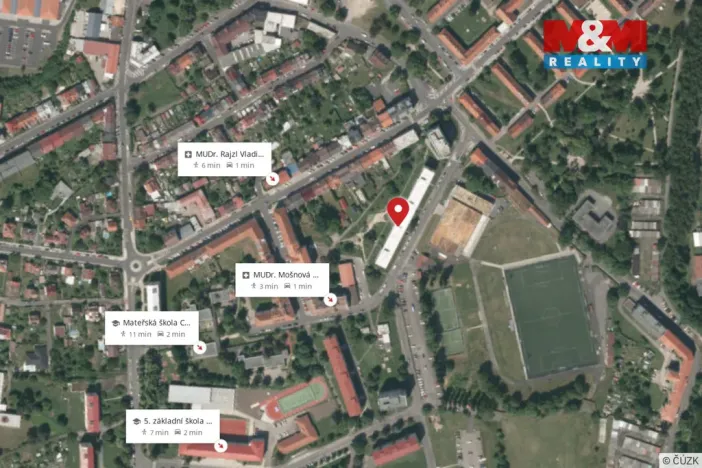 Prodej bytu 3+1, Cheb, U Stadionu, 75 m2