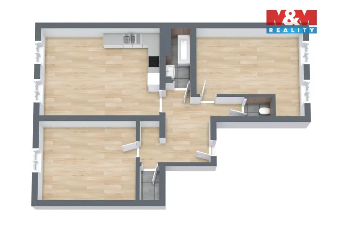 Prodej bytu 3+kk, Cheb, K Nemocnici, 90 m2