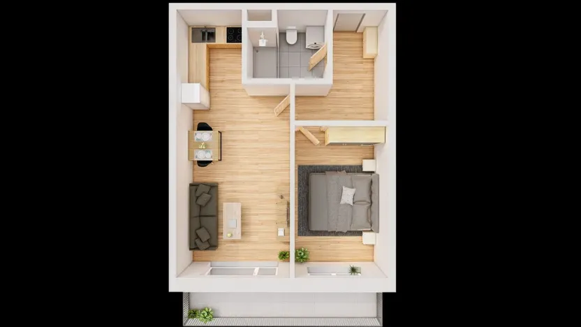 Prodej bytu 2+kk, České Budějovice, Jírovcova, 57 m2