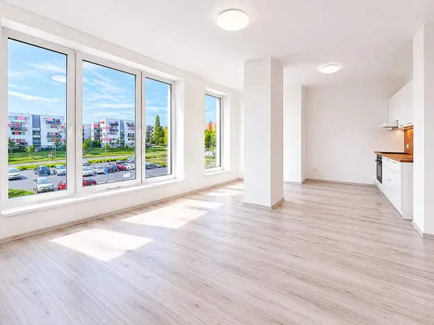 Pronájem bytu 2+kk, Milovice - Mladá, Slepá, 50 m2