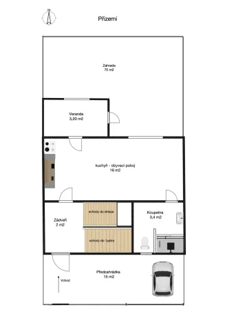 Prodej rodinného domu, Praha, Chrastavská, 140 m2