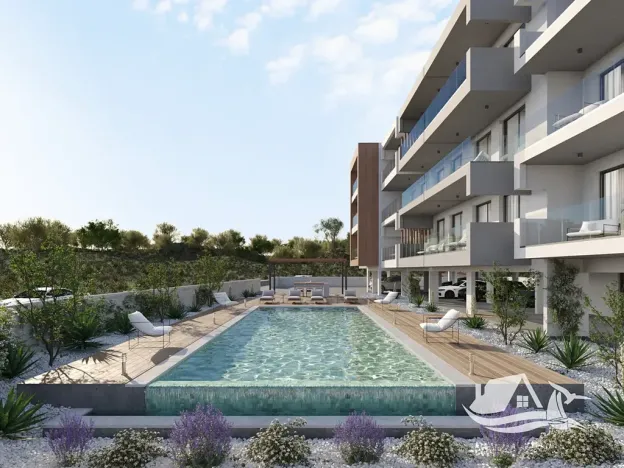 Prodej bytu 1+1, Pafos, Kypr, 50 m2