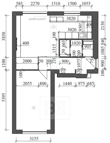 Pronájem bytu 2+kk, Ostrava, Karla Pokorného, 56 m2