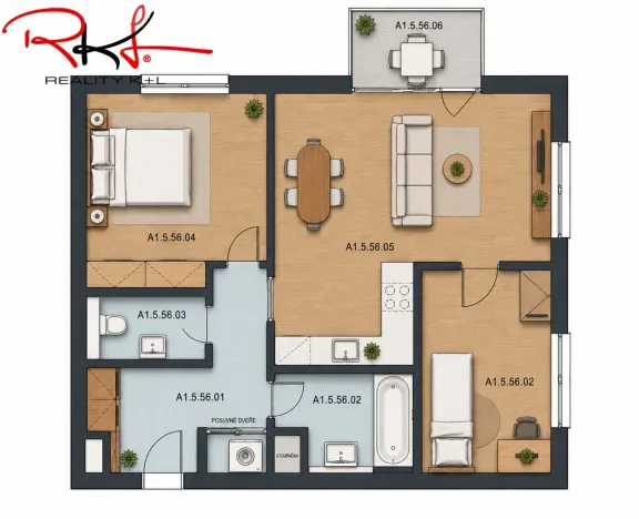 Prodej bytu 3+kk, Praha, Schoellerova, 65 m2