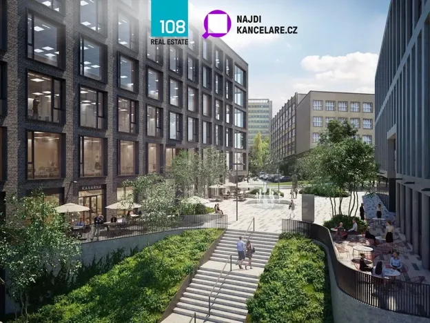 Pronájem kanceláře, Praha - Vinohrady, Italská, 912 m2