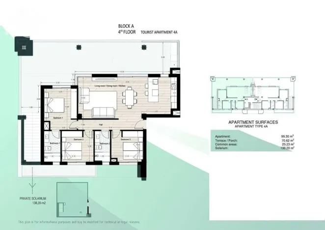 Prodej bytu 4+kk, Los Alcazares, Murcia, Španělsko, 99 m2