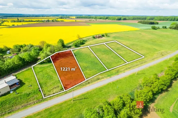 Prodej pozemku pro bydlení, Boharyně, 1221 m2