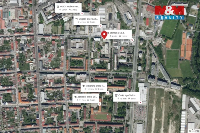 Pronájem bytu 2+kk, Pardubice - Zelené Předměstí, Na Spravedlnosti, 53 m2