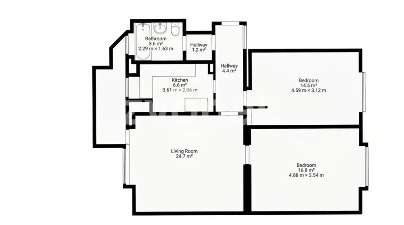 Prodej bytu 3+1, Zlín, Obeciny VIII, 66 m2