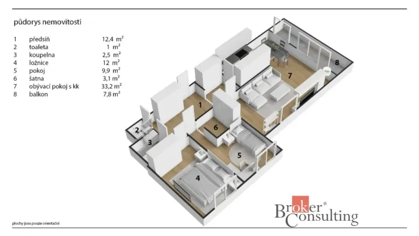 Prodej bytu 3+1, Kutná Hora - Šipší, Opletalova, 76 m2