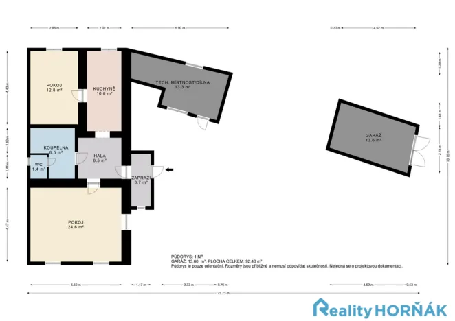 Prodej rodinného domu, Týn nad Vltavou - Malá Strana, Cihelná, 70 m2