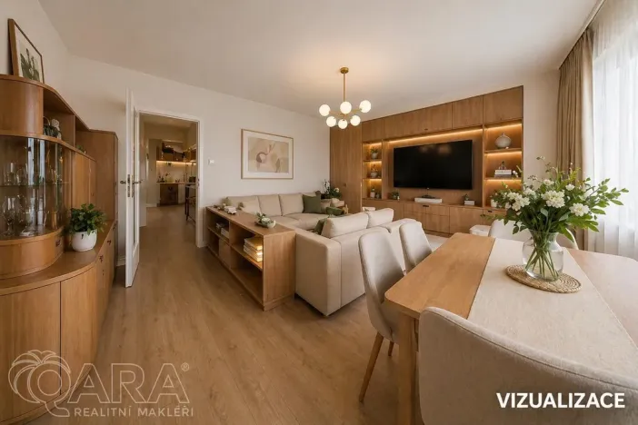 Prodej bytu 4+1, Praha - Vršovice, Kazašská, 93 m2