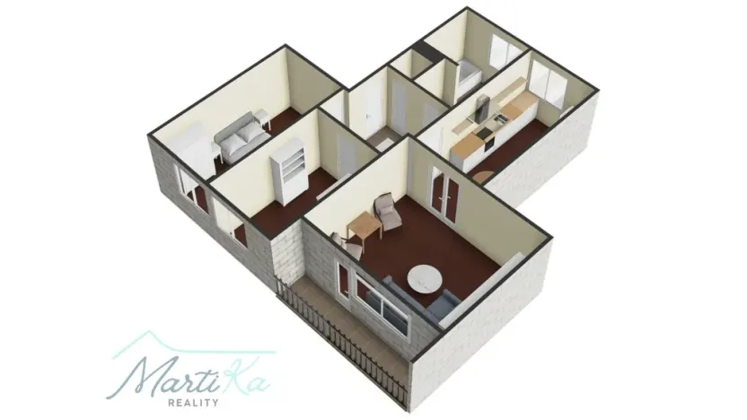 Pronájem bytu 3+1, Praha - Záběhlice, Hrusická, 71 m2