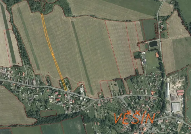 Prodej pole, Věšín, 5233 m2