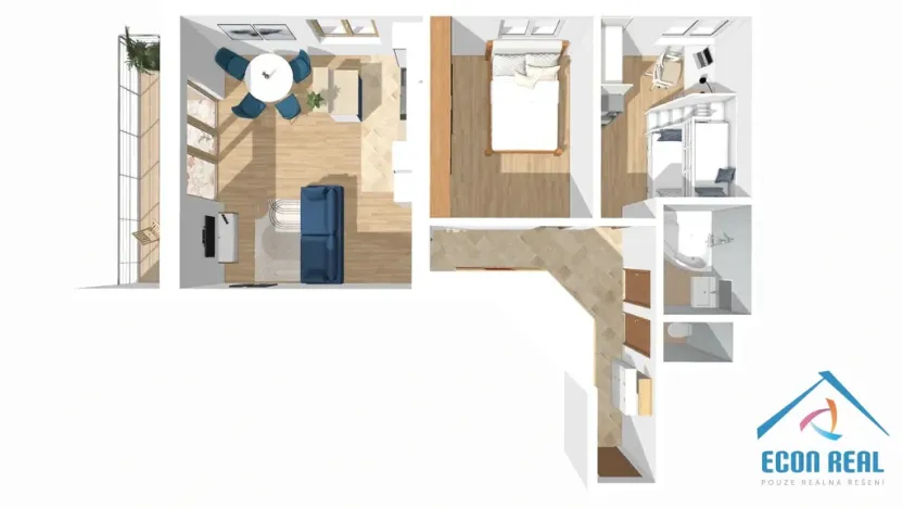 Pronájem bytu 3+kk, Praha - Libeň, Krejčího, 78 m2