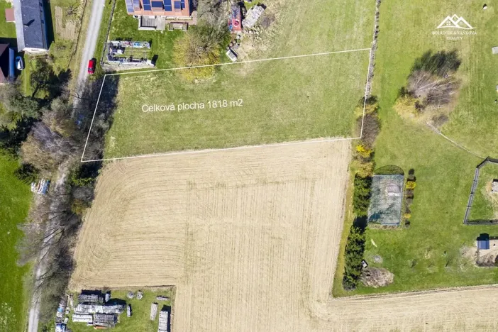 Prodej pozemku pro bydlení, Horní Krupá, 1818 m2