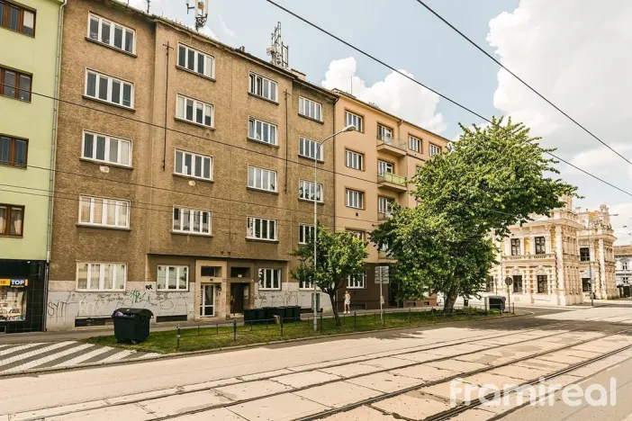 Pronájem bytu 1+kk, Brno, Palackého třída, 30 m2