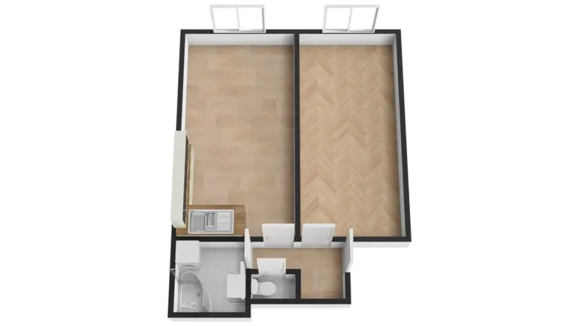 Pronájem bytu 2+kk, Praha - Nusle, K podjezdu, 46 m2