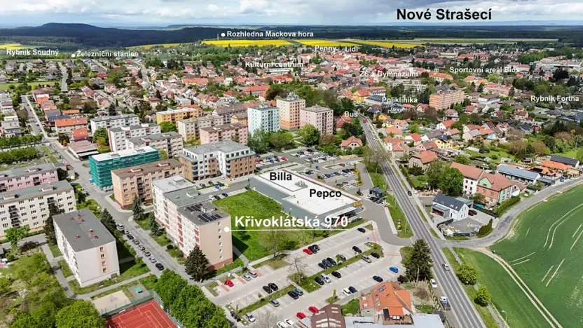 Prodej bytu 3+1, Nové Strašecí, Křivoklátská, 65 m2