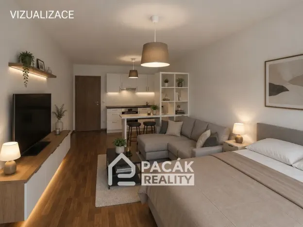 Pronájem bytu 1+kk, Olomouc - Povel, Jeremiášova, 39 m2