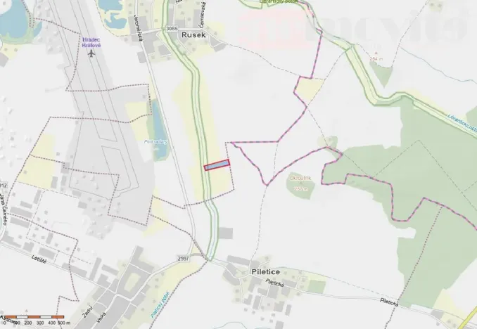Prodej komerčního pozemku, Hradec Králové - Rusek, 6734 m2
