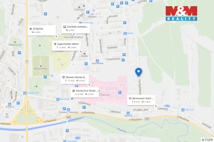 Pronájem bytu 3+1, Česká Lípa, Pod Špičákem, 89 m2