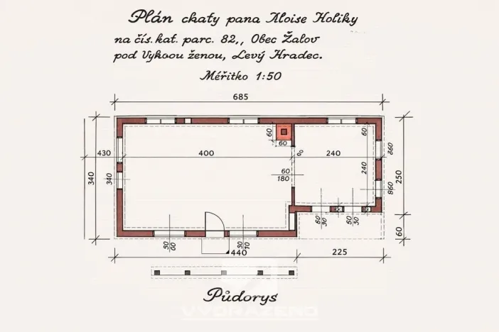 Prodej chaty, Roztoky, V Chatách, 50 m2