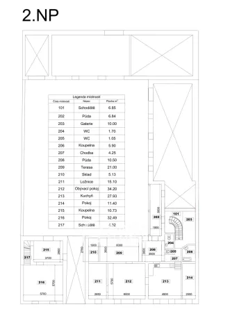 Pronájem kanceláře, Olomouc, Jilemnického, 660 m2