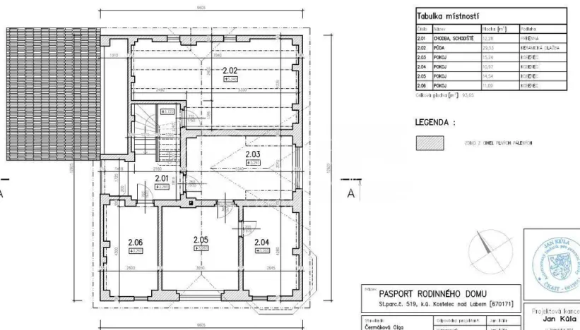Prodej vily, Kostelec nad Labem, Vančurova, 120 m2