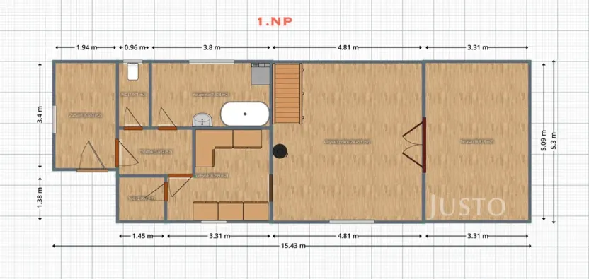 Prodej rodinného domu, Jakubovice, 68 m2