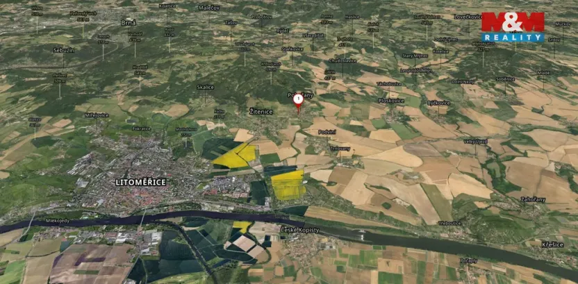 Prodej pozemku pro bydlení, Žitenice - Pohořany, 551 m2