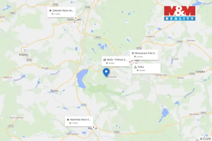 Prodej louky, Lipnice nad Sázavou, 4450 m2