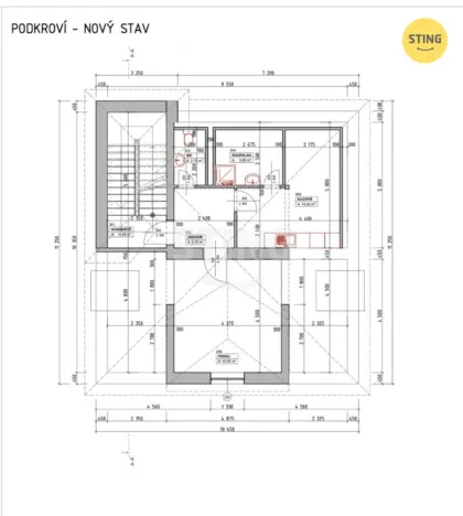 Pronájem bytu 2+kk, Ostrava - Vítkovice, Rostislavova, 71 m2
