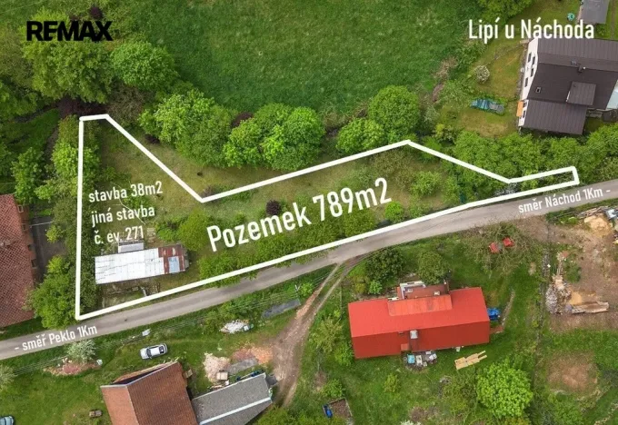 Prodej pozemku pro bydlení, Náchod, 751 m2