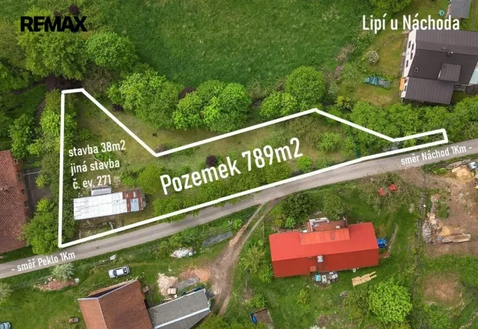 Prodej zemědělské usedlosti, Náchod - Lipí, 30 m2