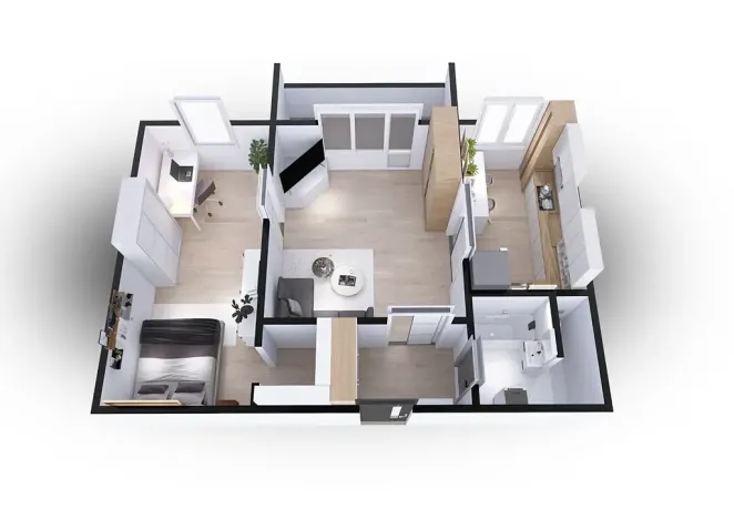 Prodej bytu 2+1, Olomouc, Zelená, 45 m2