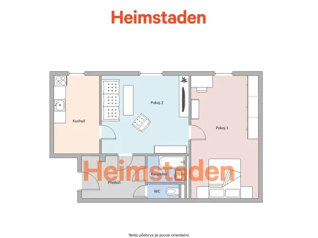 Pronájem bytu 2+1, Havířov - Město, Jana Wericha, 54 m2