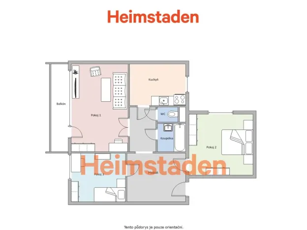 Pronájem bytu 3+1, Havířov - Šumbark, V. K. Klicpery, 72 m2