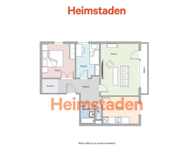 Pronájem bytu 3+1, Havířov - Šumbark, V. K. Klicpery, 70 m2