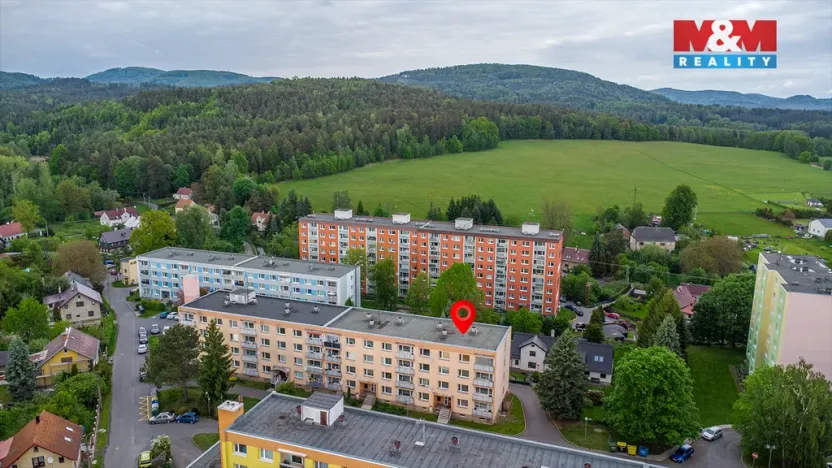 Prodej bytu 1+1, Cvikov - Cvikov II, Sídliště, 39 m2