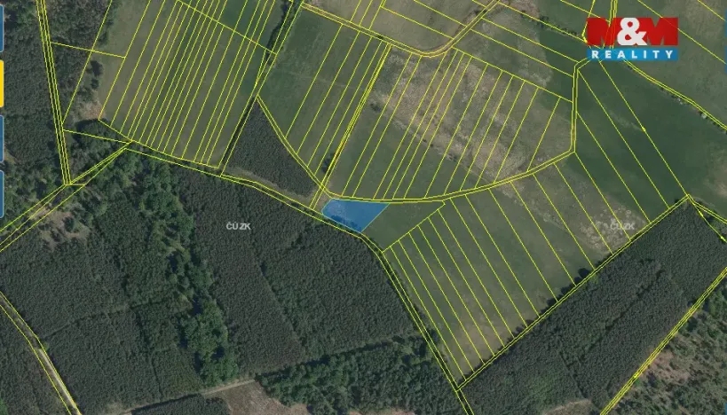 Prodej louky, Kladruby nad Labem - Kolesa, 2187 m2