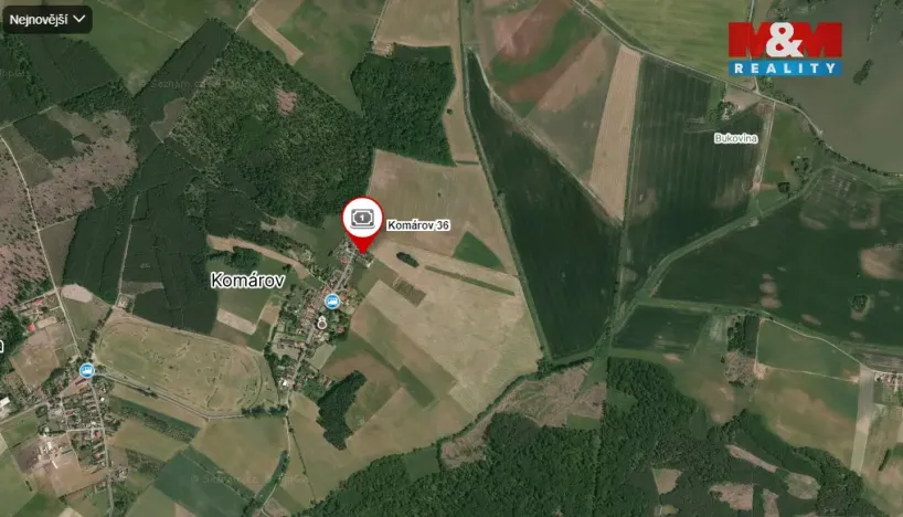 Prodej louky, Kladruby nad Labem - Komárov, 2975 m2