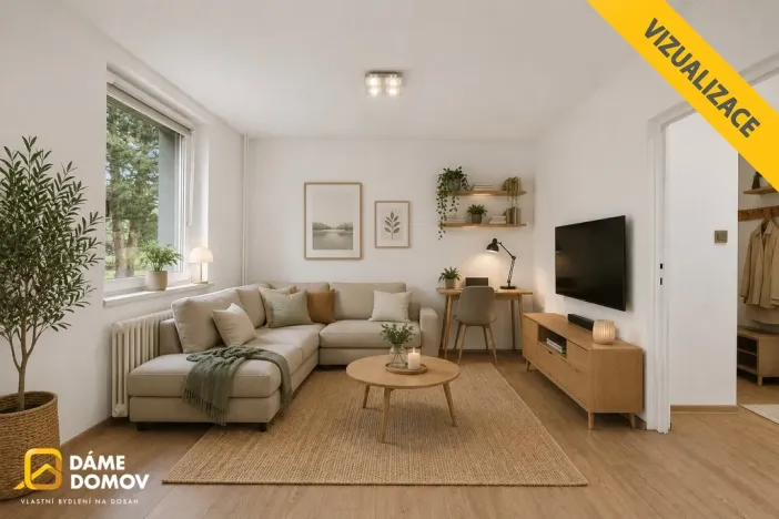 Prodej bytu 2+1, Uherský Ostroh - Ostrožské Předměstí, Sídliště, 54 m2