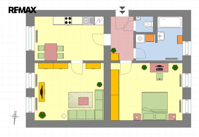 Pronájem bytu 2+1, Jablonec nad Nisou, Podhorská, 70 m2